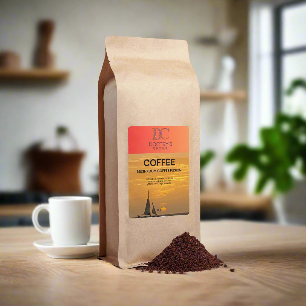 Mushroom Coffee Fusion - Lion’s Mane & Chaga 16oz
