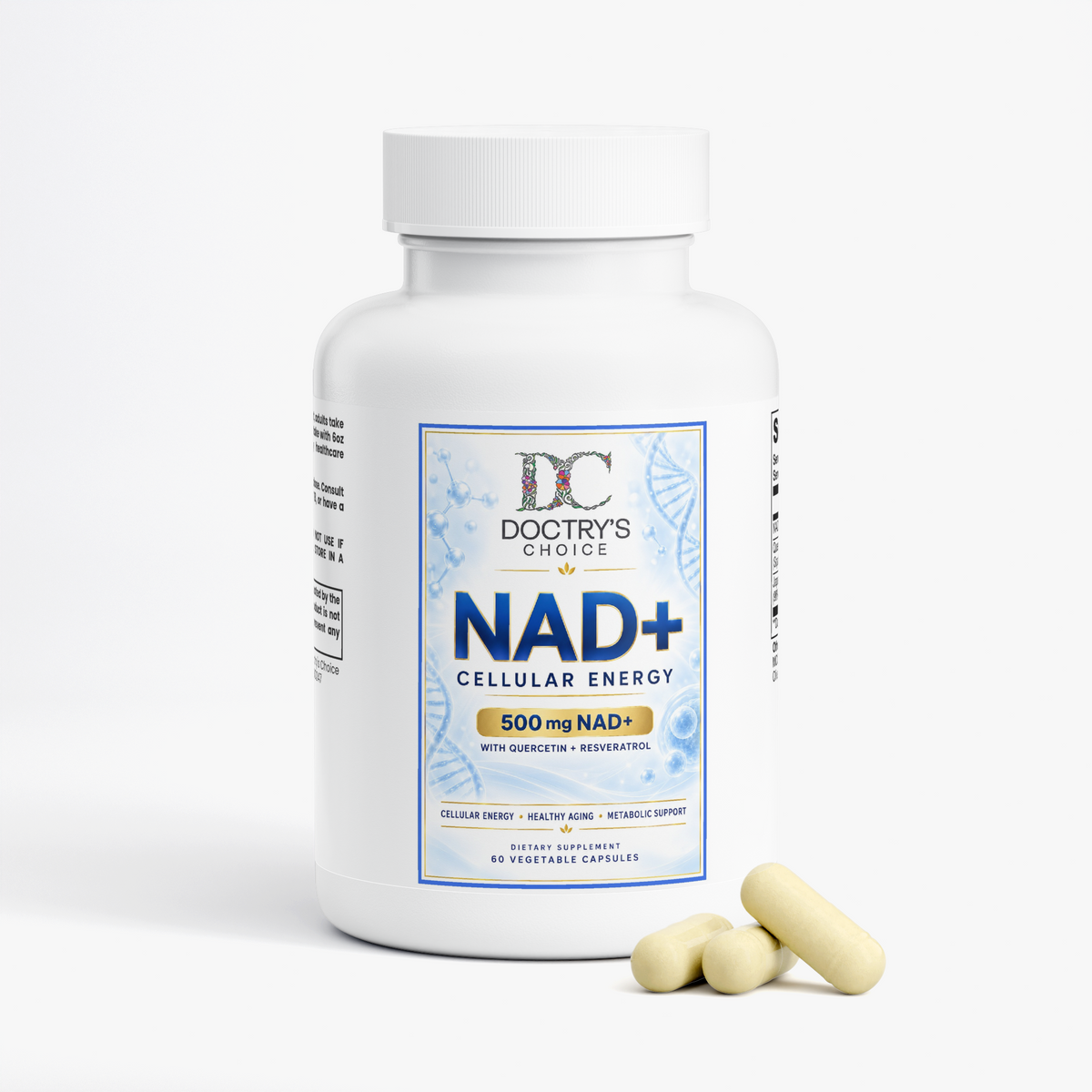 NAD+ Cellular Energy | 500 mg with Quercetin + Resveratrol