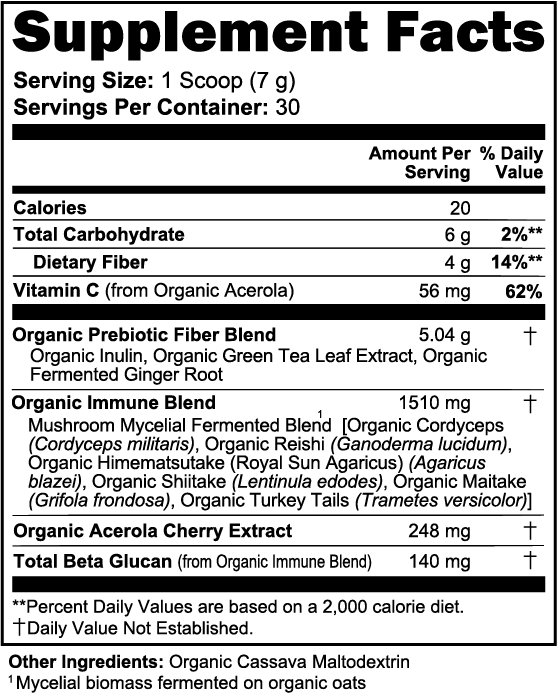 Fermented 6-Mushroom Complex