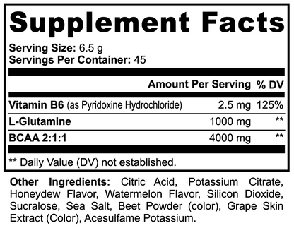 BCAA Recovery 2:1:1 (Honeydew/Watermelon)