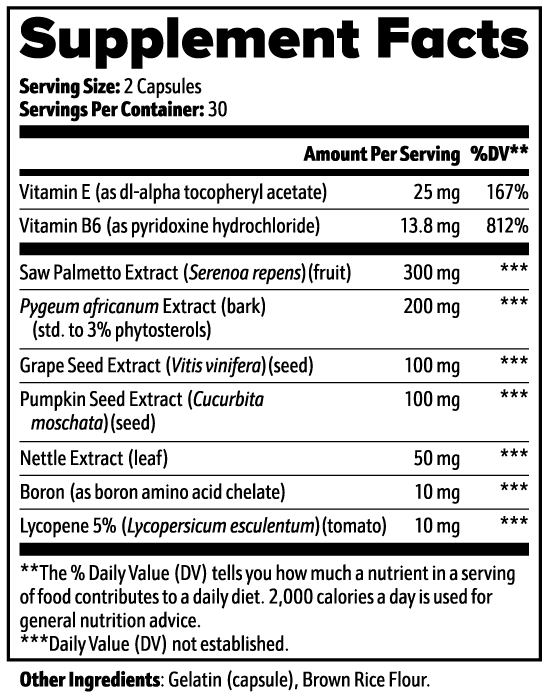 Prostate + Urinary Support.