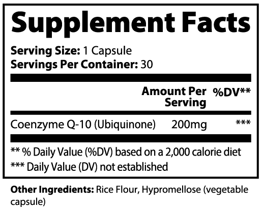 CoQ10 Ubiquinone – Cellular Energy + Heart Support
